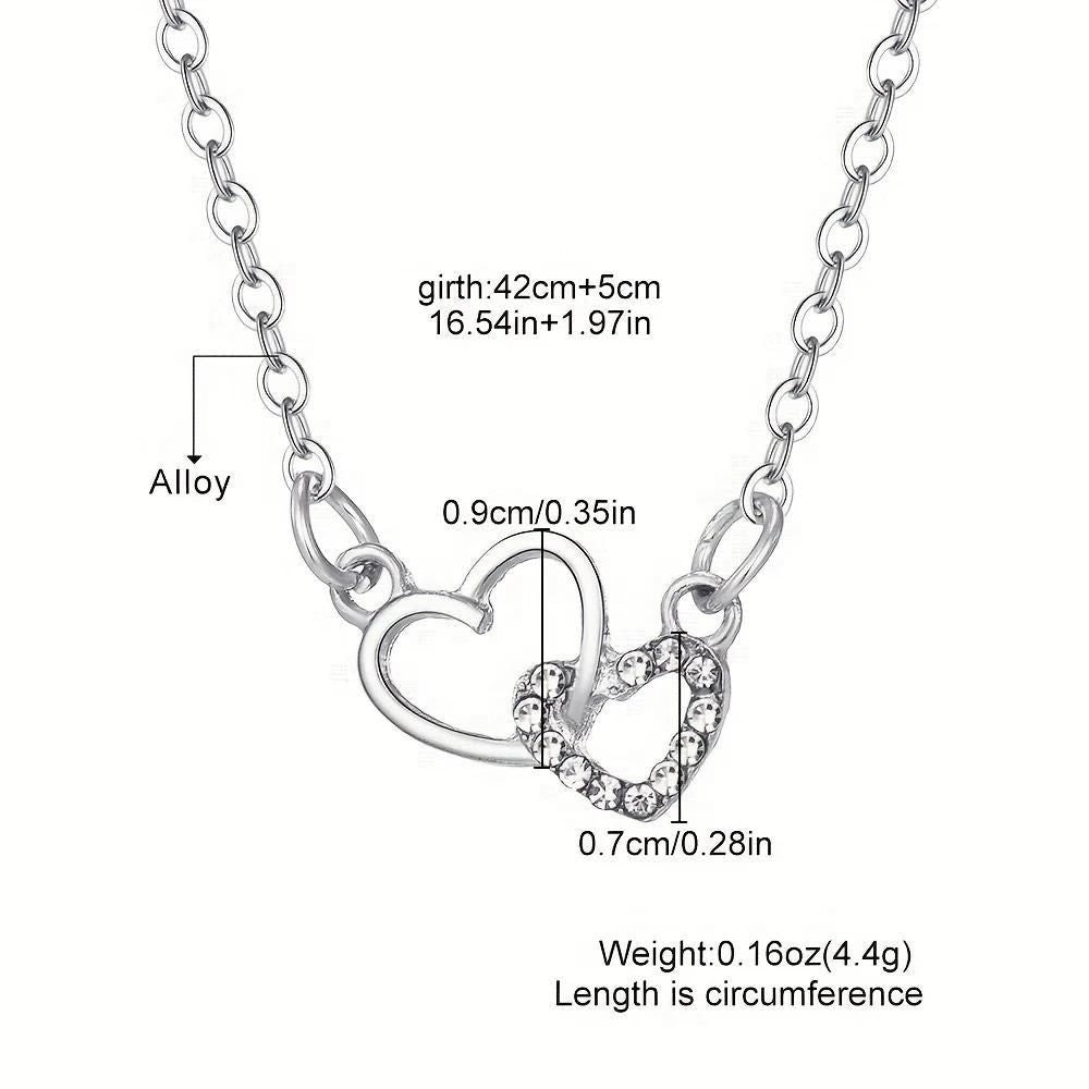 Women's Dual Heart Pendant