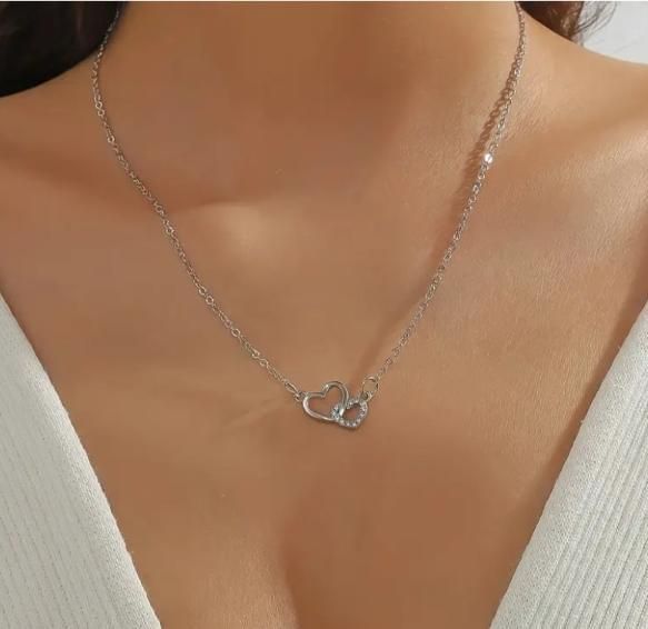 Women's Dual Heart Pendant