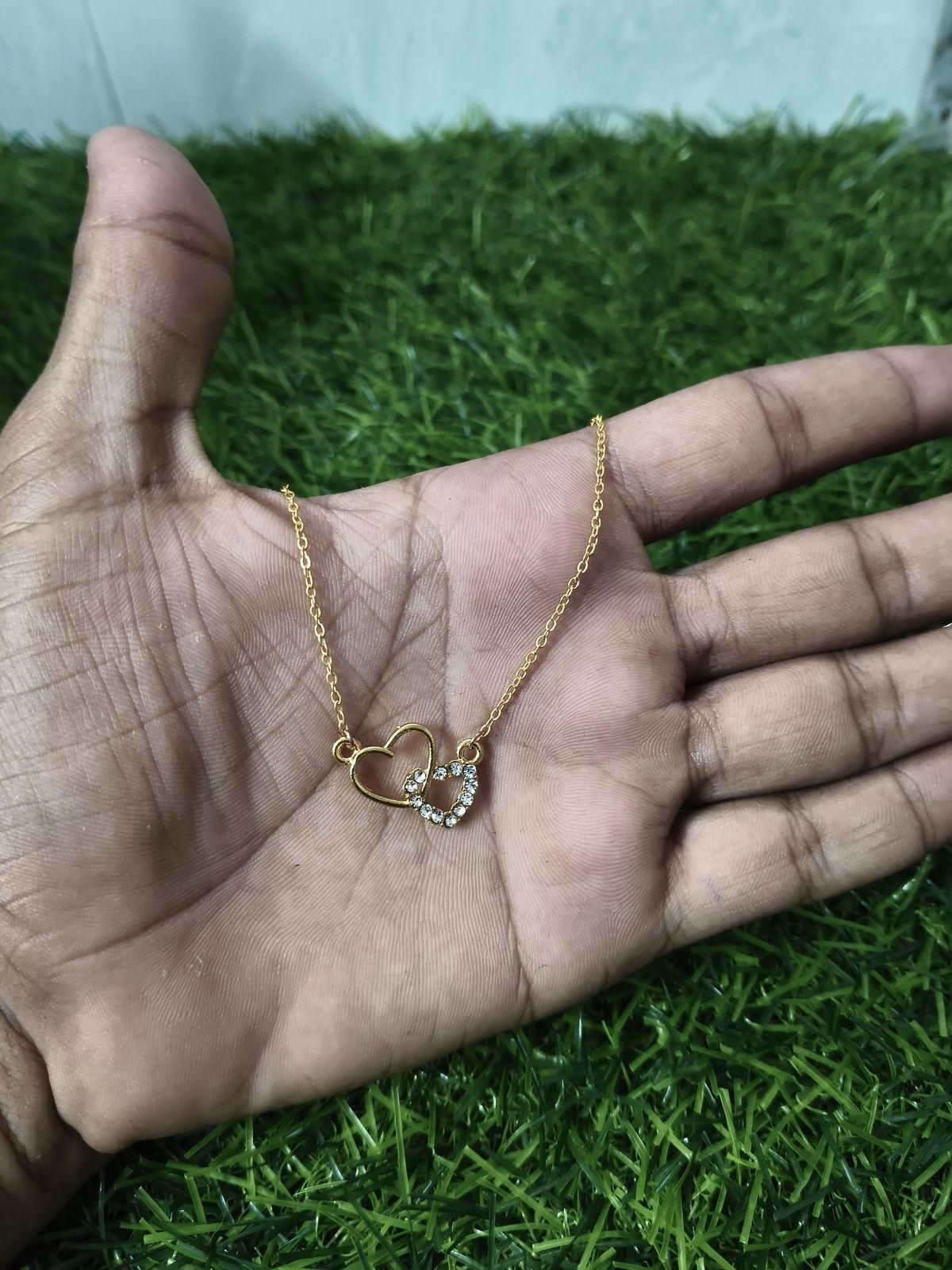 Women's Dual Heart Pendant